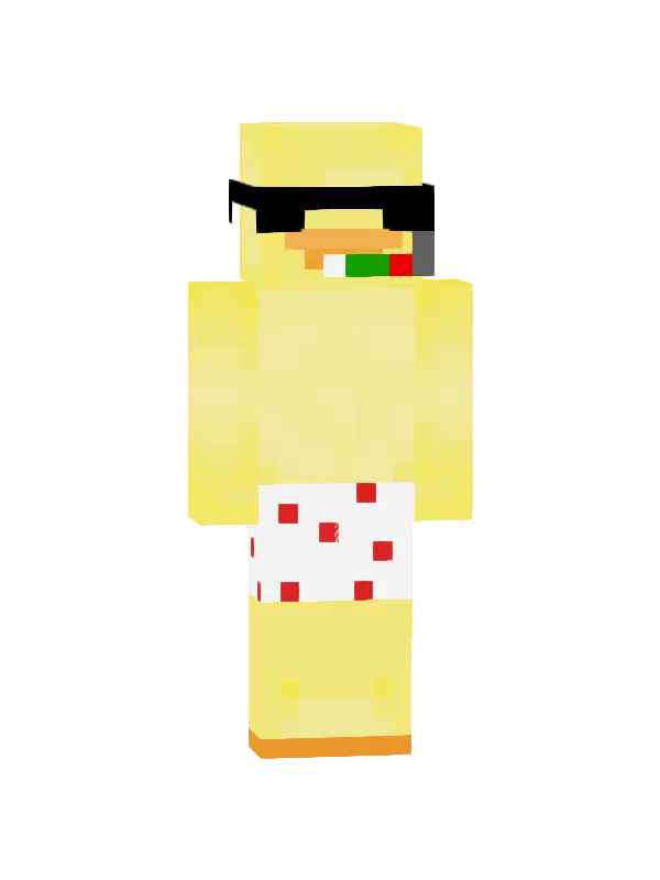 skin Leniwy Kaczor w Kąpielówkach