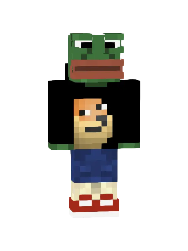 skin Ludzik z żabą