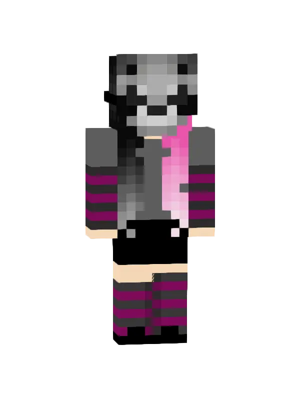 skin Różowa lisica
