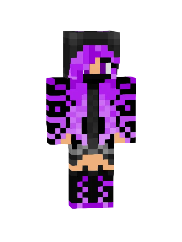 skin Fioletowa Nocna Włócznia