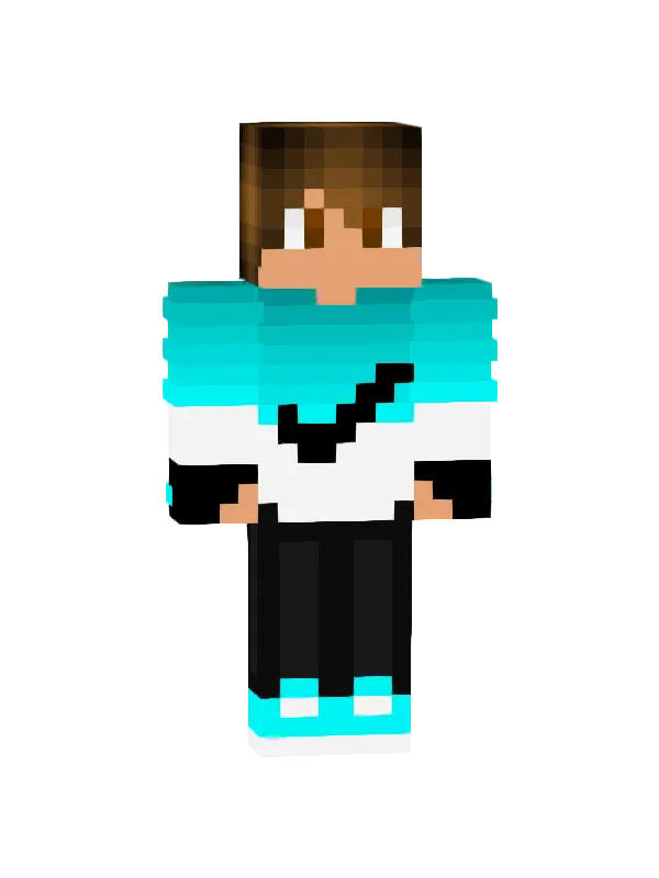 skin Turkusowy Sportowiec