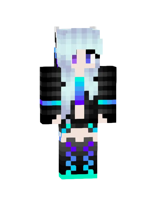 skin Neonowa Księżniczka