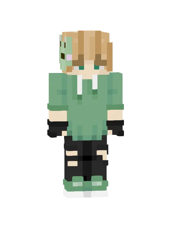 skin Zielony Zjadacz Klocków