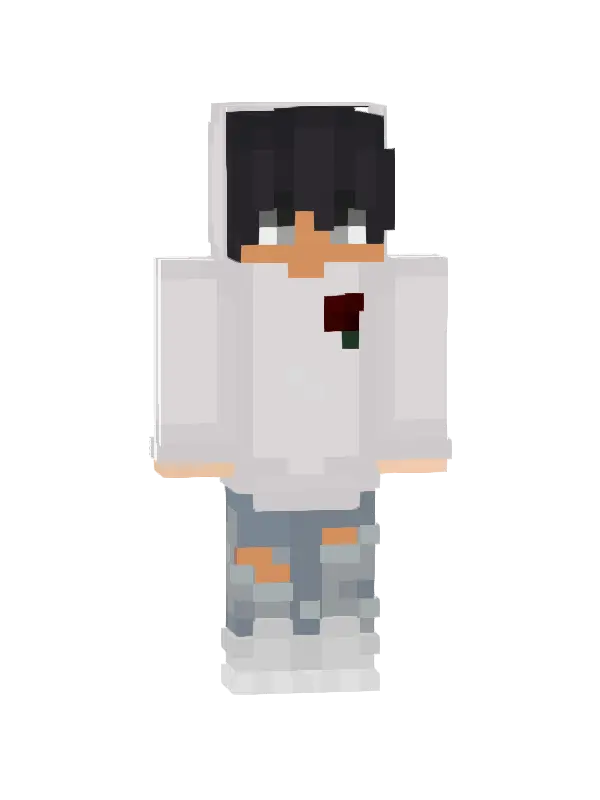 skin Kwiatowy Chłopak