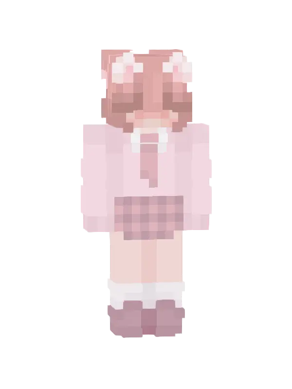 skin Różowa Kocia Urokliwość