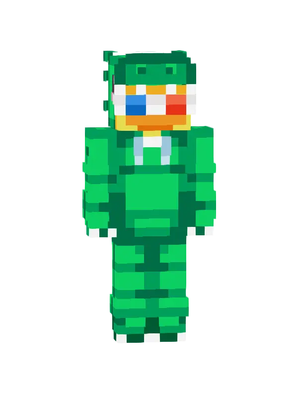 skin Zielony żabieczek