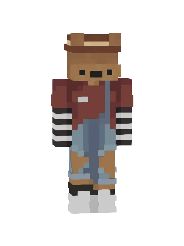 skin Miś w dżinsach