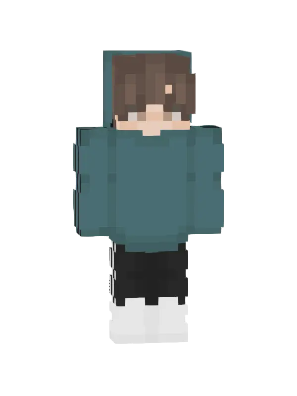 skin Cool Teal Hoodie