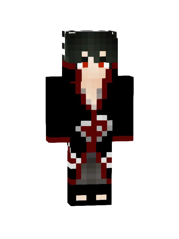 skin Czerwono-czarna wojowniczka