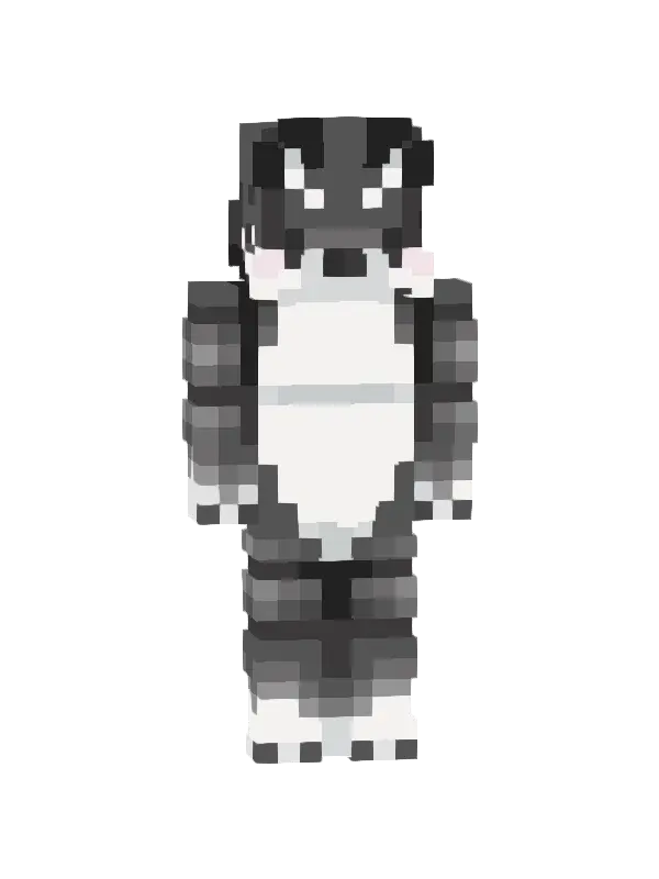 skin Zimowy Nocny Wilk