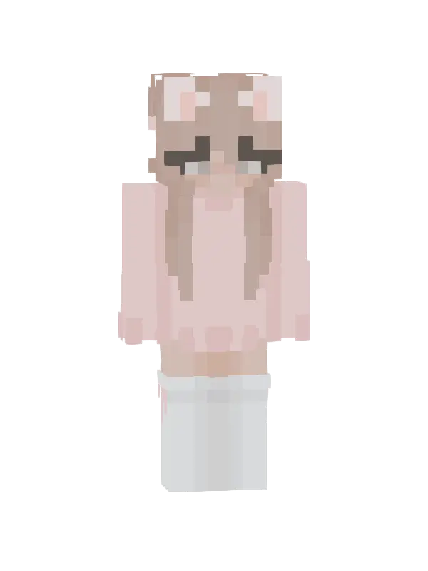 skin Różowa Kotka