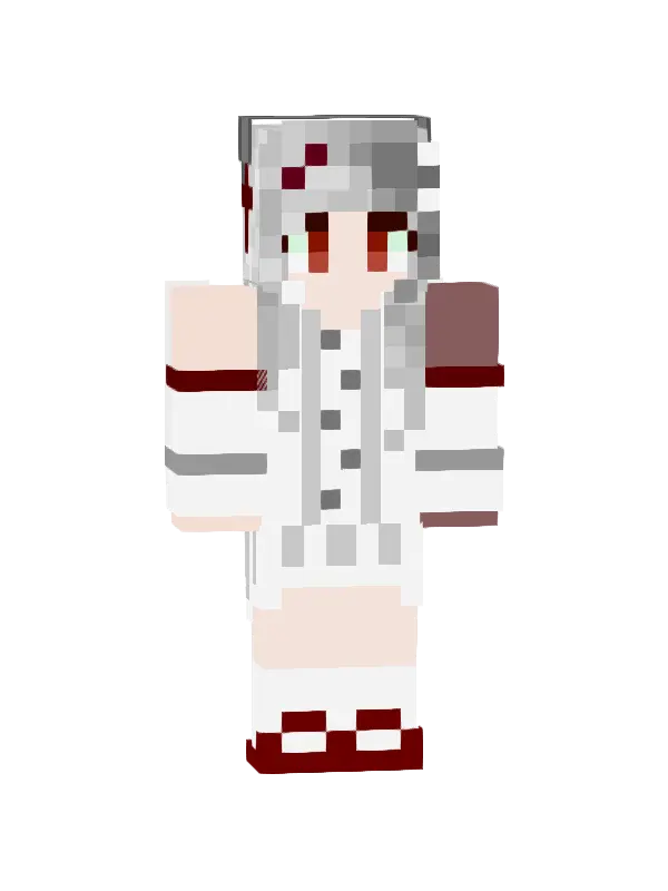 skin Czerwono-biała elegancja