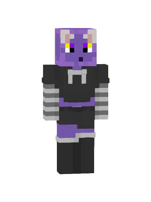 skin Fioletowy Tajemniczy Kot