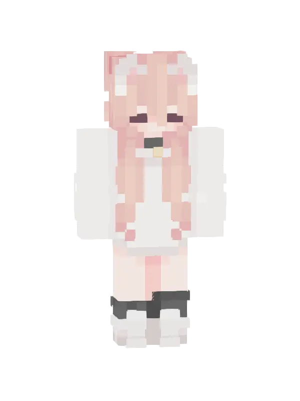 skin Różowa Kocia Przytulanka