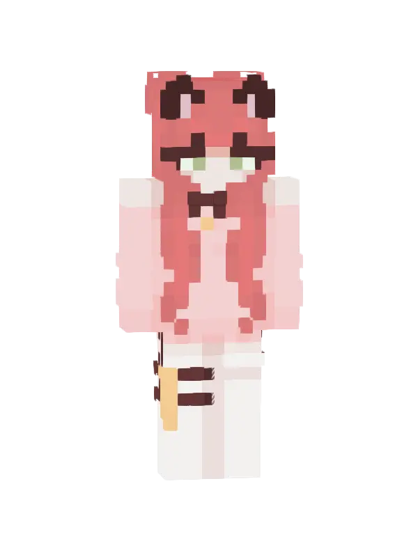 skin Różowa Kocia Przytulanka