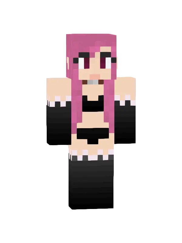 skin Różowa Mroczna Elegancja