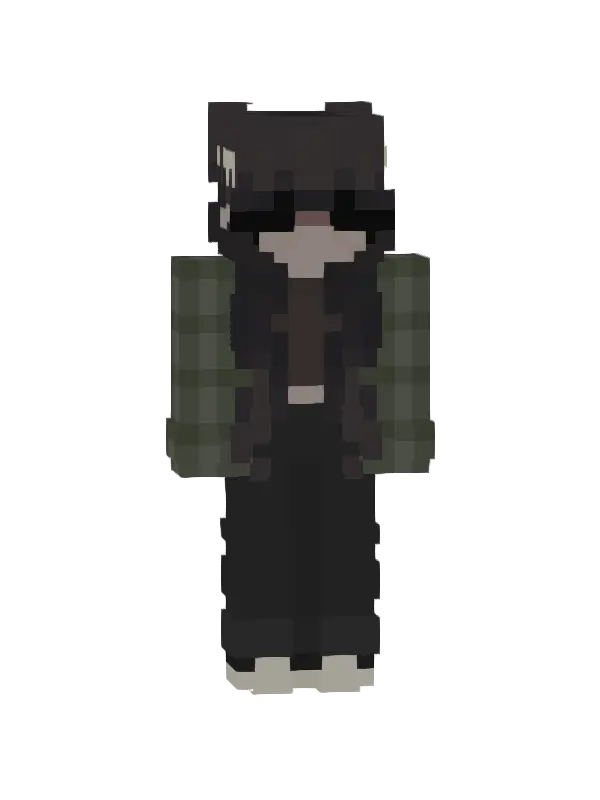 skin Zielony Szary Cień