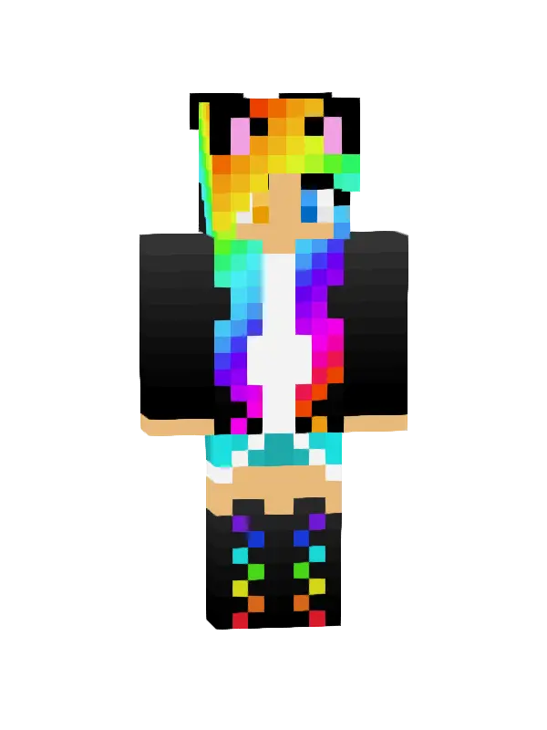 skin Tęczowy Impulsywny Styl