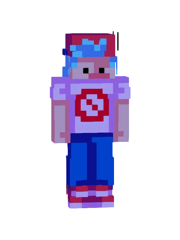 skin Tęczowy Hipster