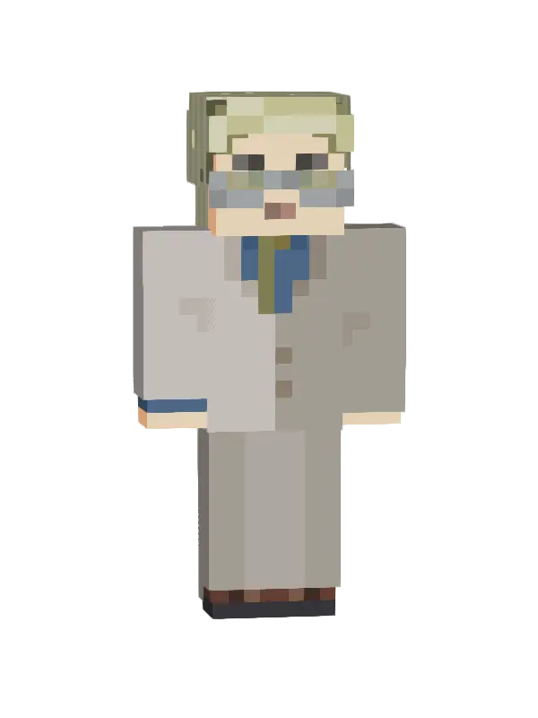 skin Zgubiony naukowiec