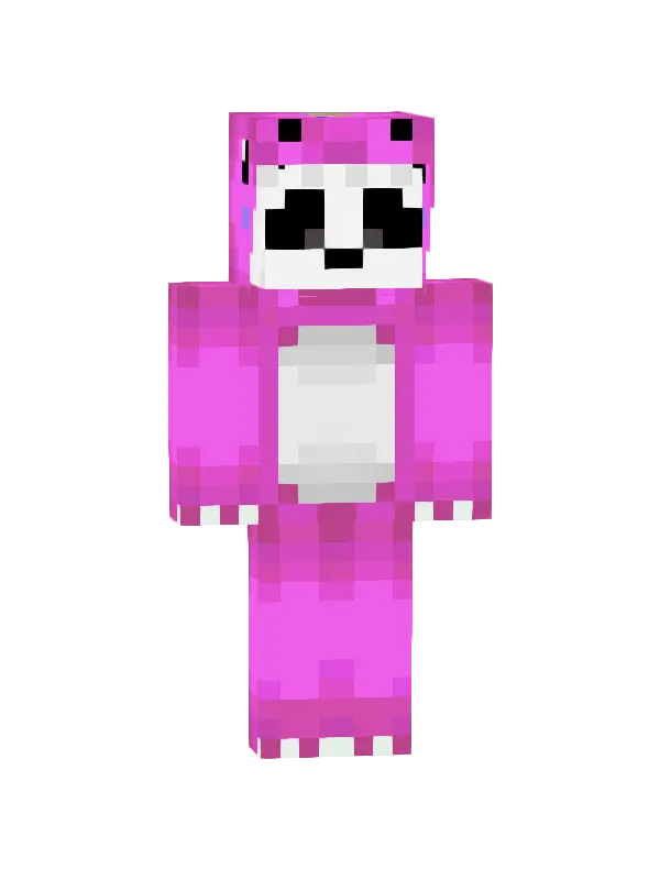 skin Różowy Miś Żyjący