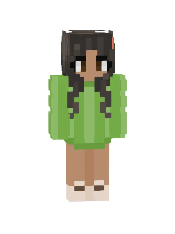 skin Zielona Sweterkowa Stylówka