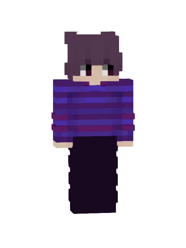 skin Fioletowe pasy