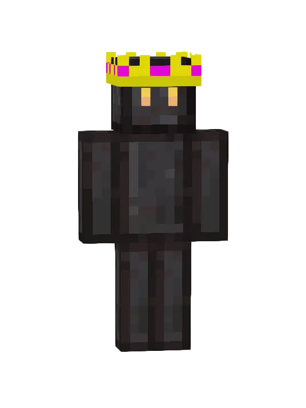 skin Czarny władca z koroną