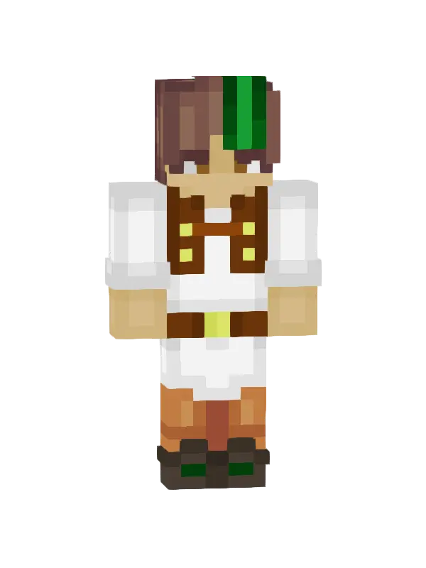 skin Zielony Chłopiec z Wioski