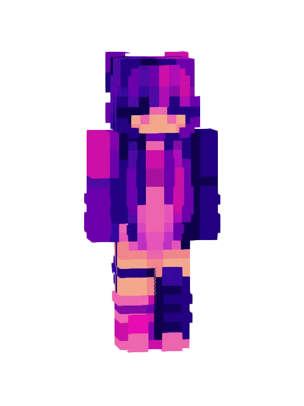 skin Fioletowa Oszałamiająca