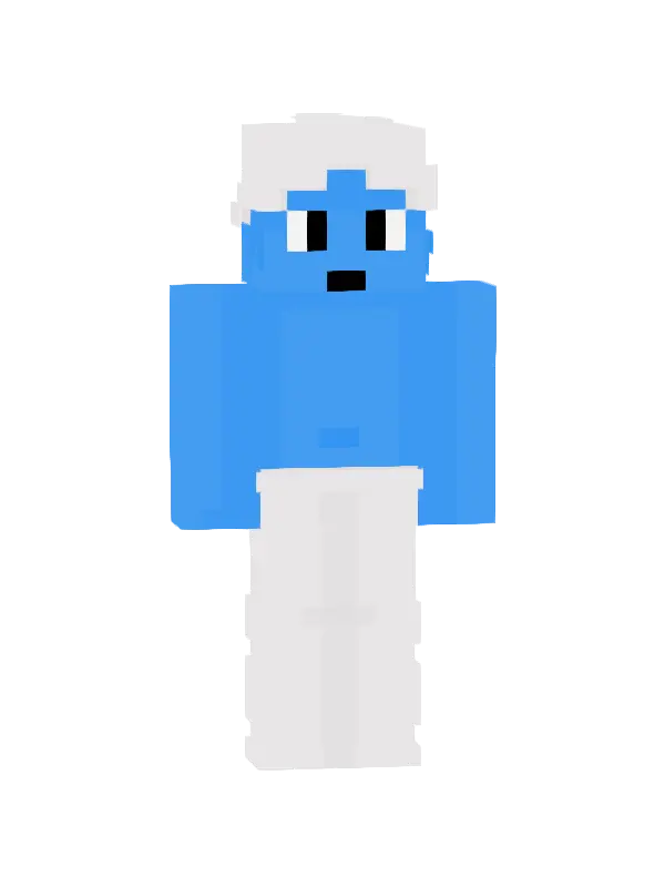 skin Lodowy Smurf