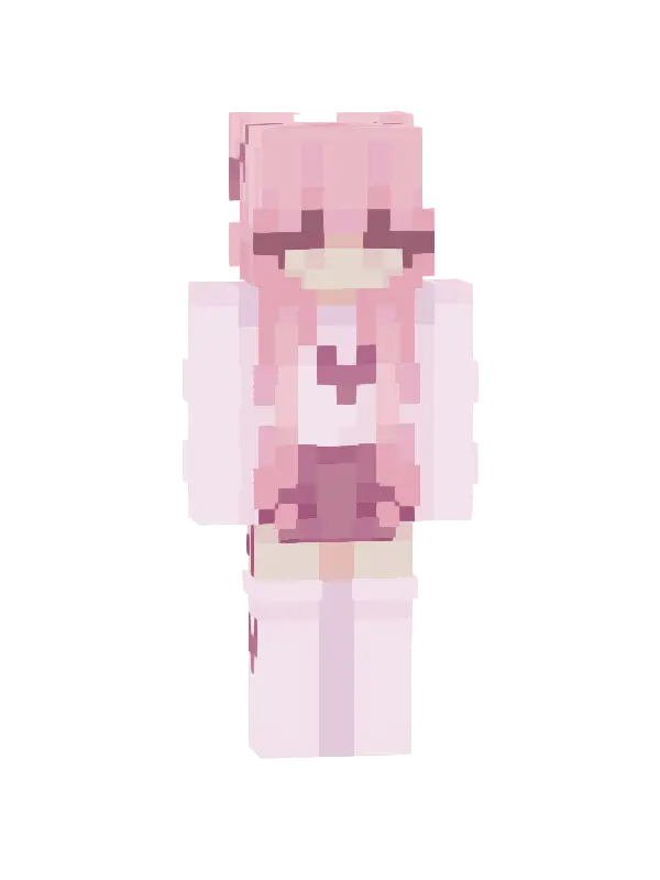 skin Różowa marzycielka