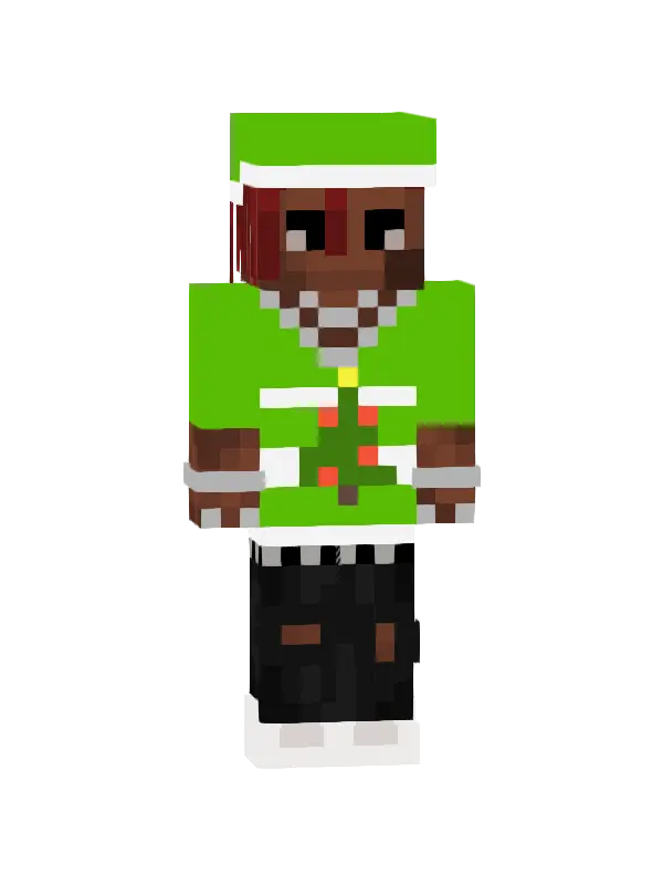 skin Zielony Gangster Bożonarodzeniowy