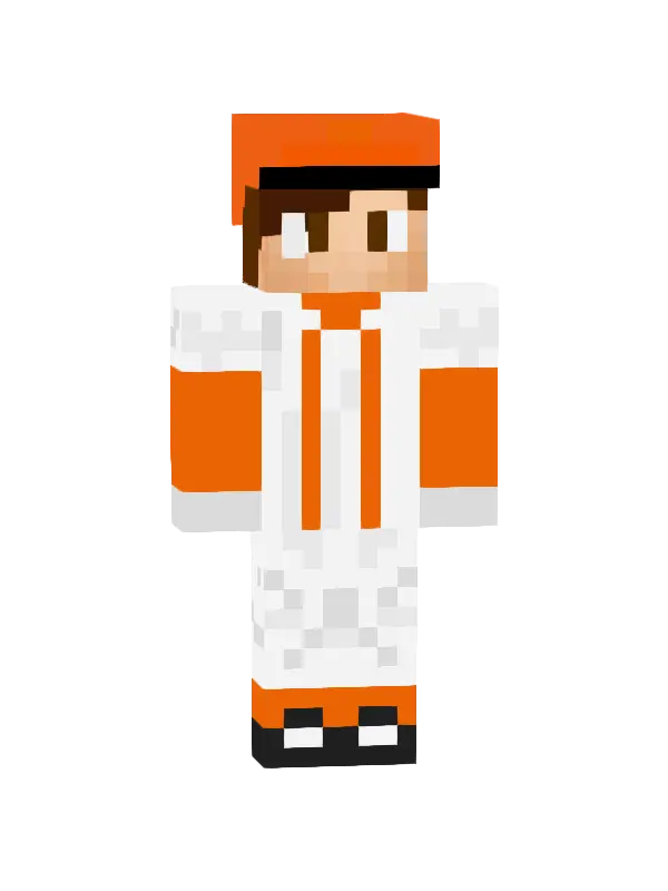 skin Sportowy Zawodnik Pomarańczowy