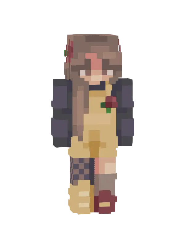 skin Różowa Róża