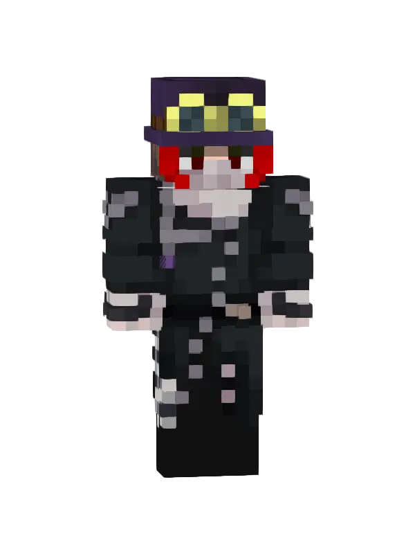 skin Czarny Nocny Przemierzacz