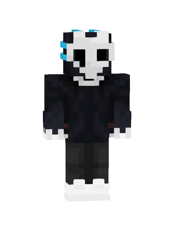 skin Czarna Maska Zimowego Duchy