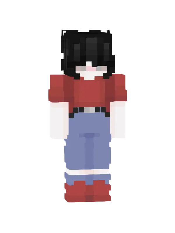 skin Stylowy Czerwony Wędrowiec