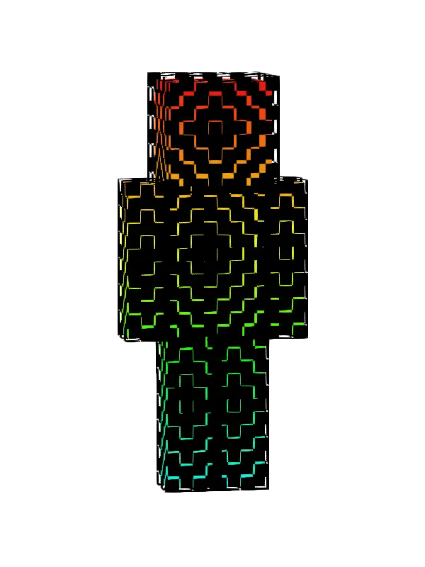 skin Neonowy Kalejdoskop