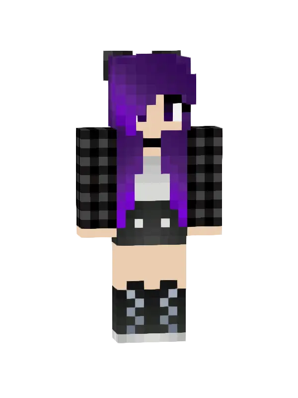 skin Fioletowa Rebelka