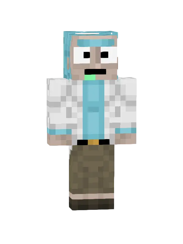 skin Niebieski wynalazca