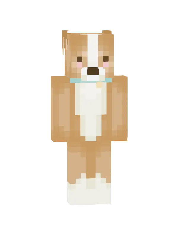 skin Piesek z różowymi policzkami