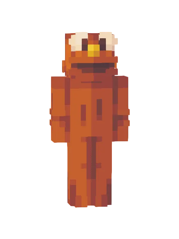 skin Oranzowy potwór