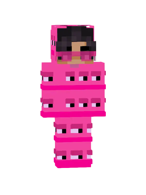 skin Różowy Komputerowy Kameleon