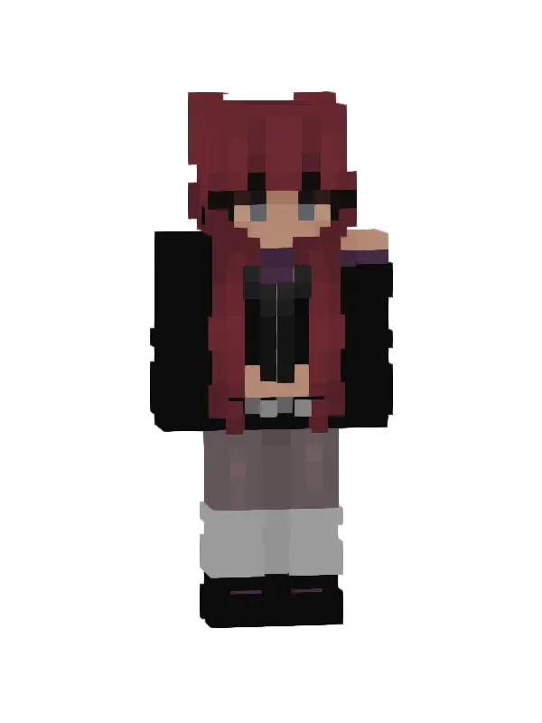 skin Czerwono-włosa tajemnicza wojowniczka