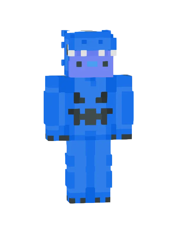 skin Niebieski Jaszczur