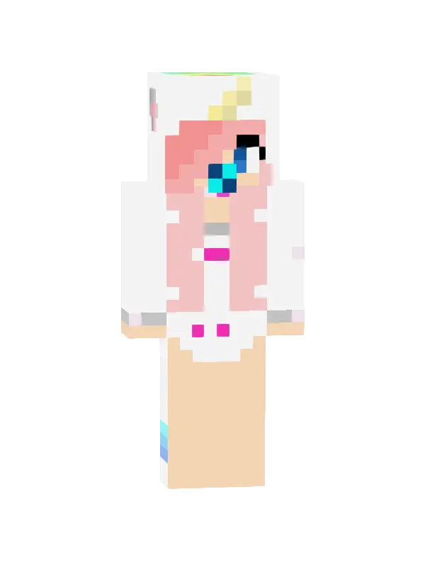 skin Różowa Jednorożka