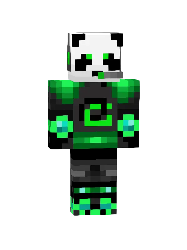 skin Panda Neonowa