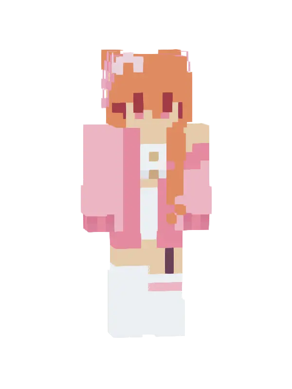 skin Różowa kawaii wojowniczka