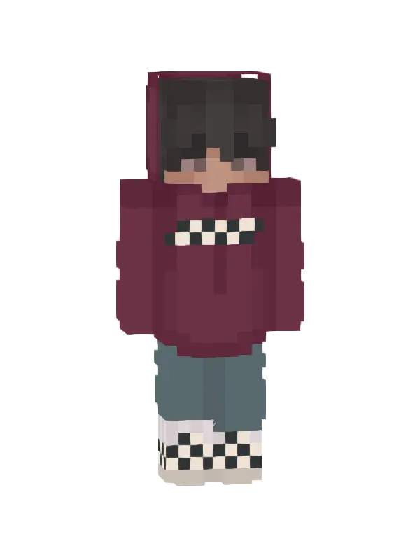 skin Stylowy chłopak w bluzie